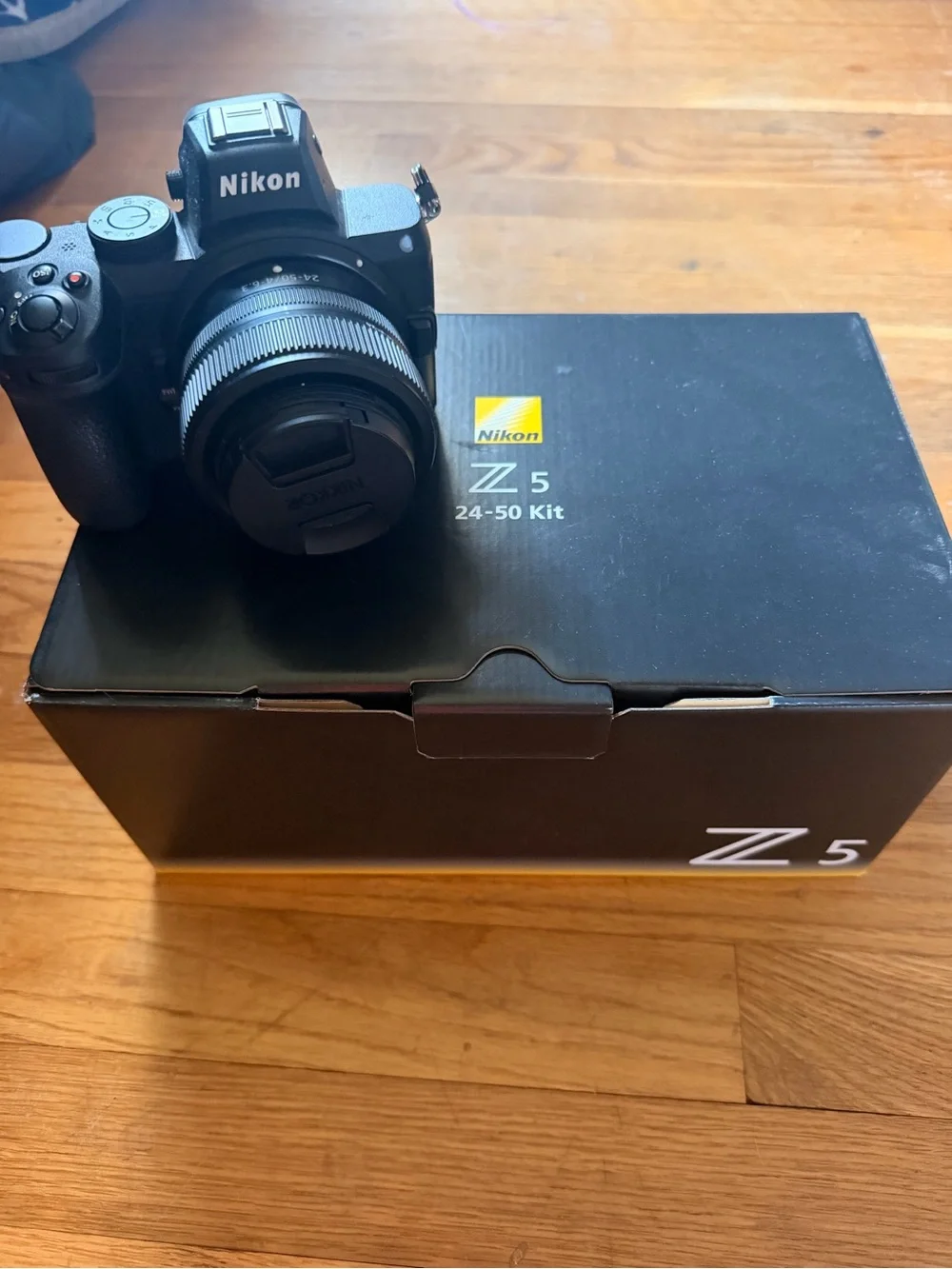 Nikon Z5 Mirrorless Camera Kit in Black with Black Lens